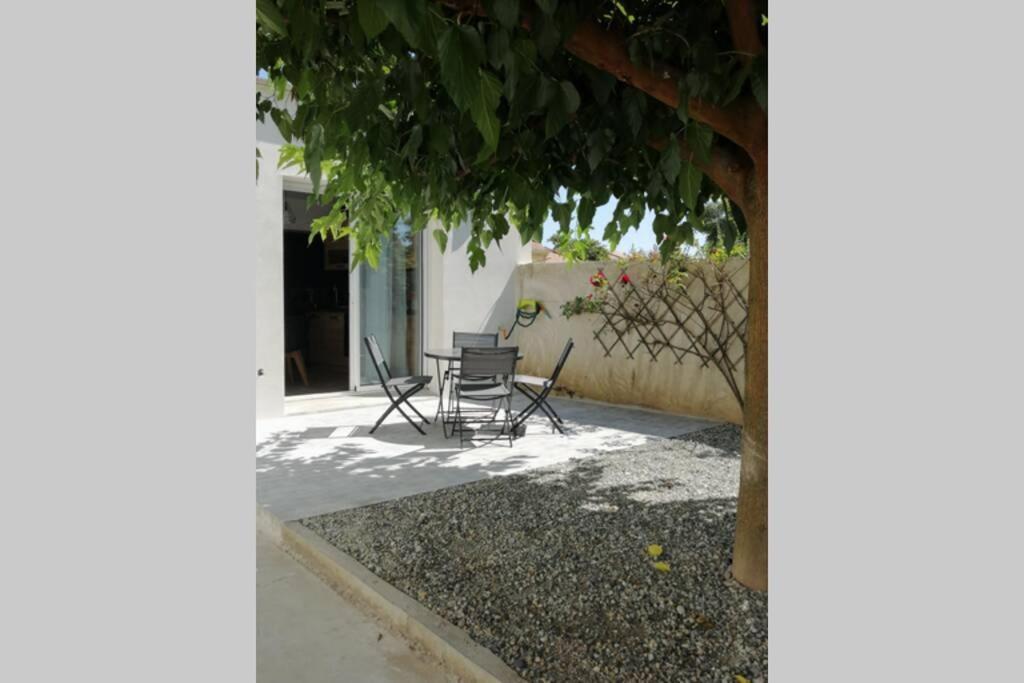 Charmant Appartement Avec Terrasse Pont-de-l'Isere Luaran gambar