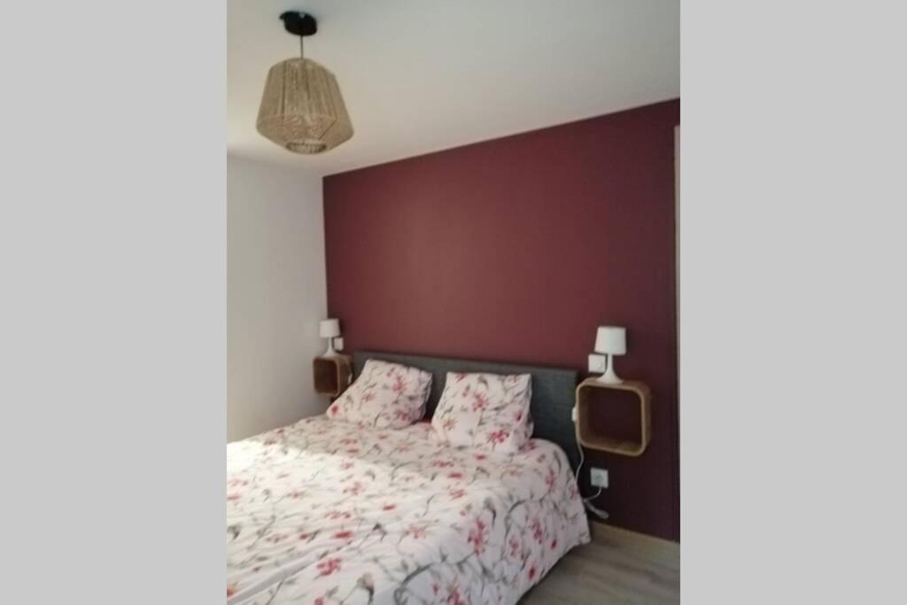 Charmant Appartement Avec Terrasse Pont-de-l'Isere Luaran gambar